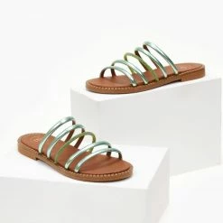 Σανδάλια TFP με λουράκια και Strass - Πράσινο 14 Σανδάλια TFP με λουράκια και Strass - Πράσινο -Σανδάλια κατάστημα sandalia tfp me lourakia kai strass 105338 52h4