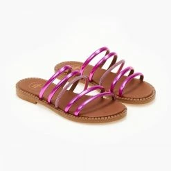 Σανδάλια TFP με λουράκια και Strass - Φούξια 12 Σανδάλια TFP με λουράκια και Strass - Φούξια -Σανδάλια κατάστημα sandalia tfp me lourakia kai strass 105339 c3lv