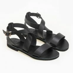 IRIS Πέδιλα ίσια χειροποίητα δερμάτινα - Μαύρο 14 IRIS Πέδιλα ίσια χειροποίητα δερμάτινα - Μαύρο -Σανδάλια κατάστημα xeiropoiita dermatina isia pedila 90688 egw6