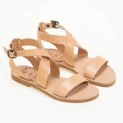 IRIS Πέδιλα ίσια χειροποίητα δερμάτινα - Φυσικό 10 IRIS Πέδιλα ίσια χειροποίητα δερμάτινα - Φυσικό -Σανδάλια κατάστημα xeiropoiita dermatina isia pedila 90689 3eyk